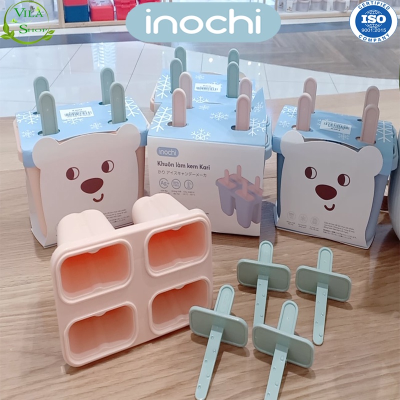 [Combo 2 Khuôn Kem Chọn Màu ] Khuôn Kem, Khuôn Làm Kem Kari Chính Hãng Inochi Tin Vui Cho Những Tín Đồ Nghiện Kem