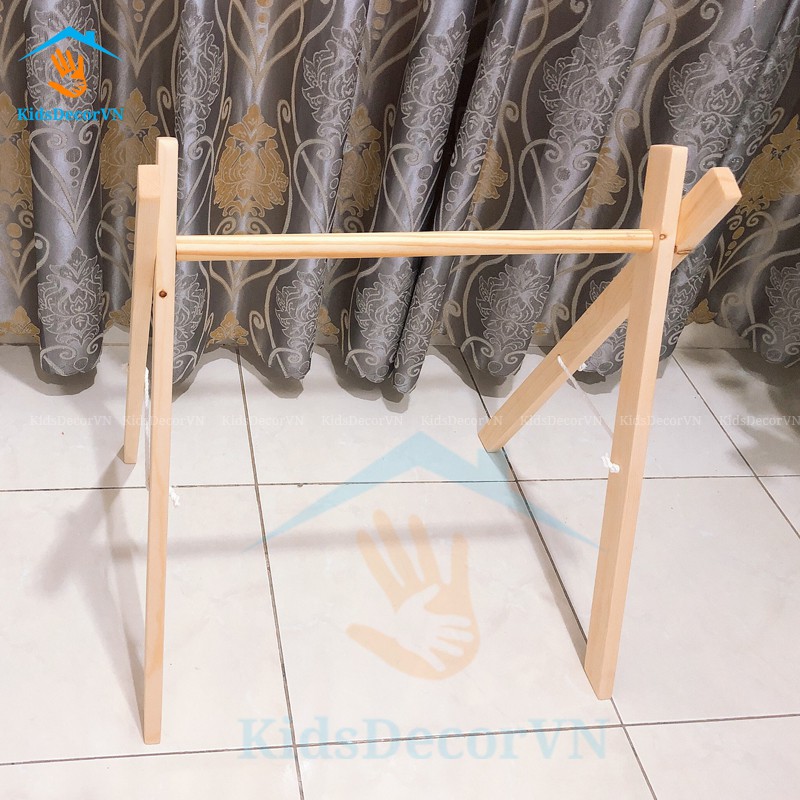 [Mua 1 tặng 1]Kệ gỗ chữ A baby gym play Montessori đồ chơi giáo dục trẻ sơ sinh