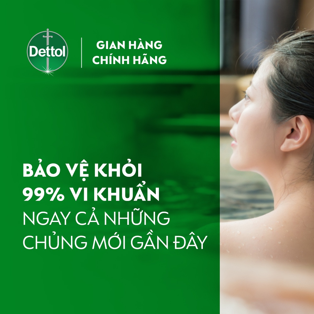 [Hộp quà] Sữa tắm Dettol kháng khuẩn và dưỡng thể – Chai 950g