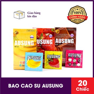 Bao Cao Su Ausung Hàn Quốc Hộp 5 Chiếc theo mùi hương - Giao Hàng màu Ngẫu Nhiên