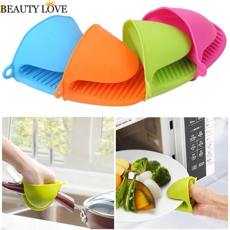 Găng Tay Cách Nhiệt Bằng Silicone Tiện Dụng Dành Cho Nhà Bếp