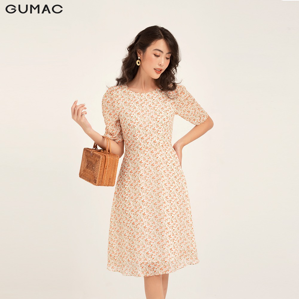 Đầm nữ ôm body GUMAC tay ngắn dễ thương, đủ màu đủ size DB1135 | BigBuy360 - bigbuy360.vn