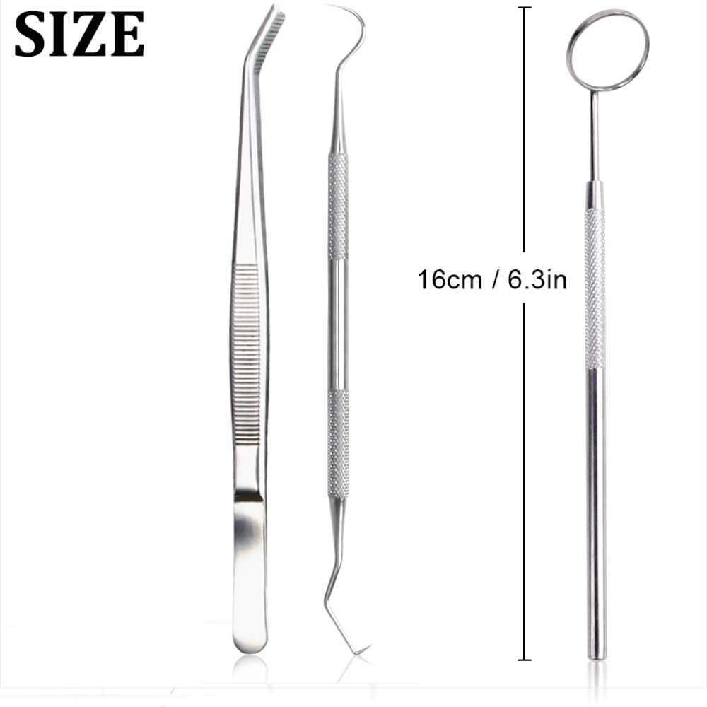 [Hàng mới về] Set 3 dụng cụ vệ sinh răng miệng chuyên dụng