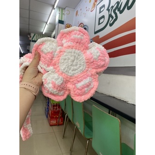 túi bloom flower len nhung