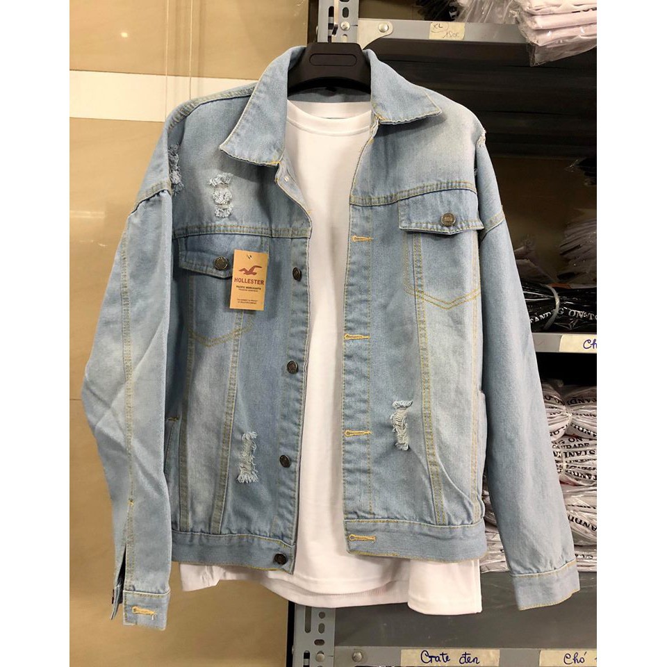 Áo Khoác JEAN XANH in TALKAWALK Unisex - NGƯỜI LỮ HÀNH 3 [HÌNH THẬT