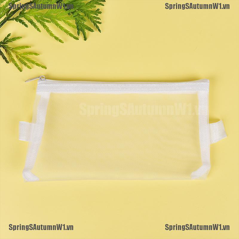 Bóp Viết Vải Lưới Trong Suốt Thiết Kế Đơn Giản