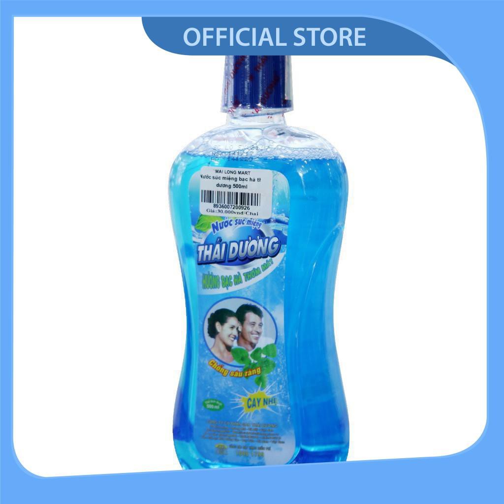 Nước súc miệng Bạc hà Thái Dương 500ml