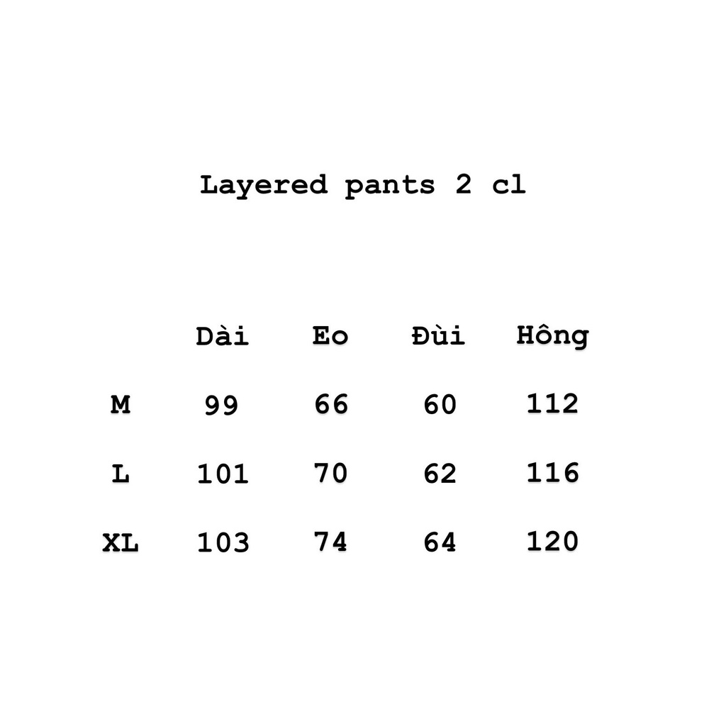 Quần Layered Rêu P64