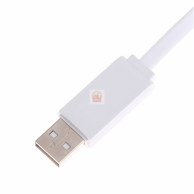 Bộ chia USB 3 Cổng Sạc và truyền dữ liệu dây cáp dài 1.2 mét 1USB3