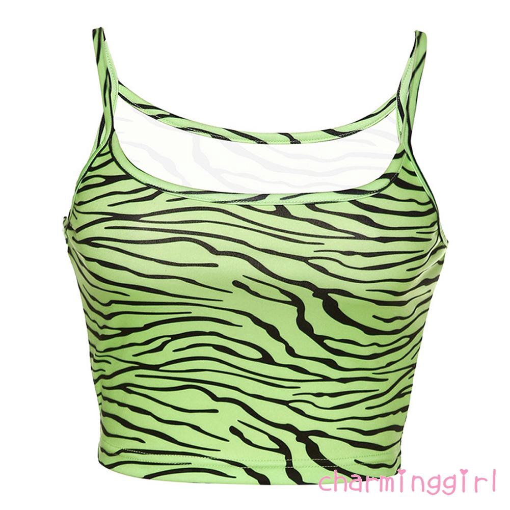 Áo lửng 2 dây in họa tiết trừu tượng cho nữ | BigBuy360 - bigbuy360.vn