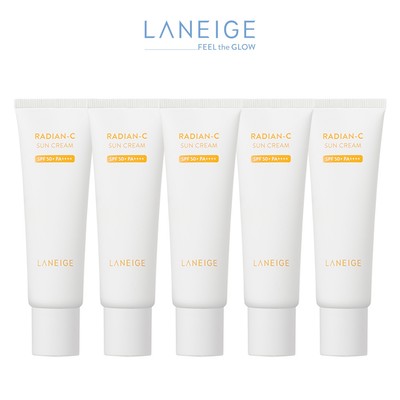 [HB gift] Bộ 5 Kem chống nắng Laneige Radian-C Sun Cream SPF 50+ PA++++10ml x 5