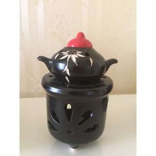 Đèn Đốt Tinh Dầu bằng nến chất liệu đât nung nhiệt độ cao