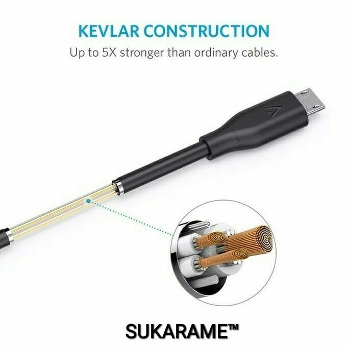 Dây Cáp Sạc Anker Micro Usb 6ft / 0.3m Tốc Độ Cao