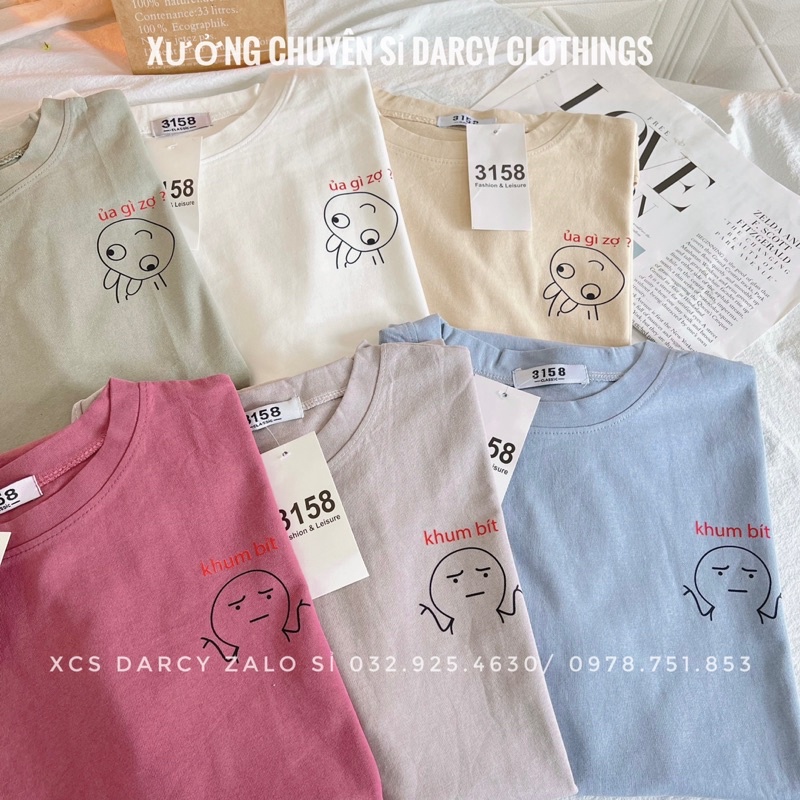 áo thun 3158 ✨ FREESHIP ✨ áo thun cặp đôi ngộ nghĩnh unisex nam nữ