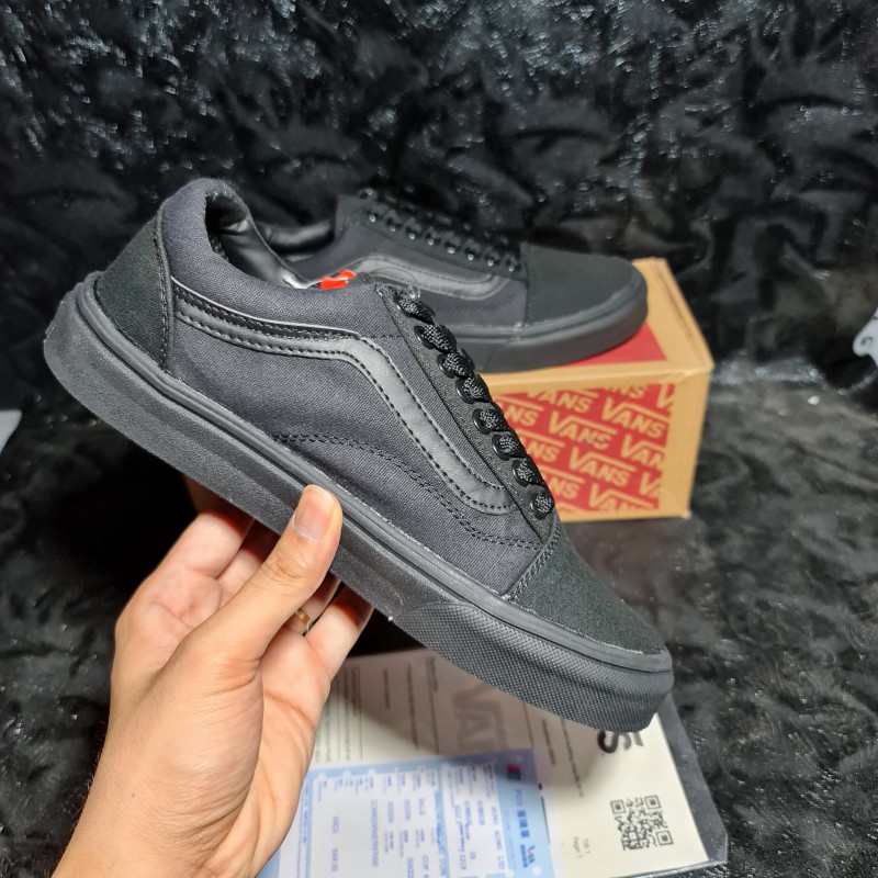 📸Ảnh Thật + Có sẵn📦 Giày Thể Thao Vans Old Skool Đen || Vans Old Skool Full Black