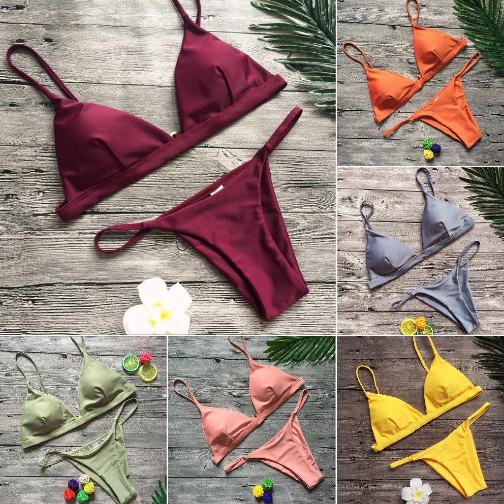 [Mã FAGREEN245 giảm 10% tối đa 30K đơn 99K] Bộ bikini thiết kế nâng ngực phong cách Brazil cho nữ | BigBuy360 - bigbuy360.vn