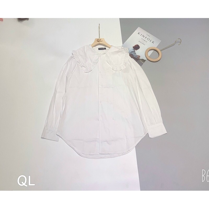 Áo babydoll dáng xoè cổ sen | BigBuy360 - bigbuy360.vn