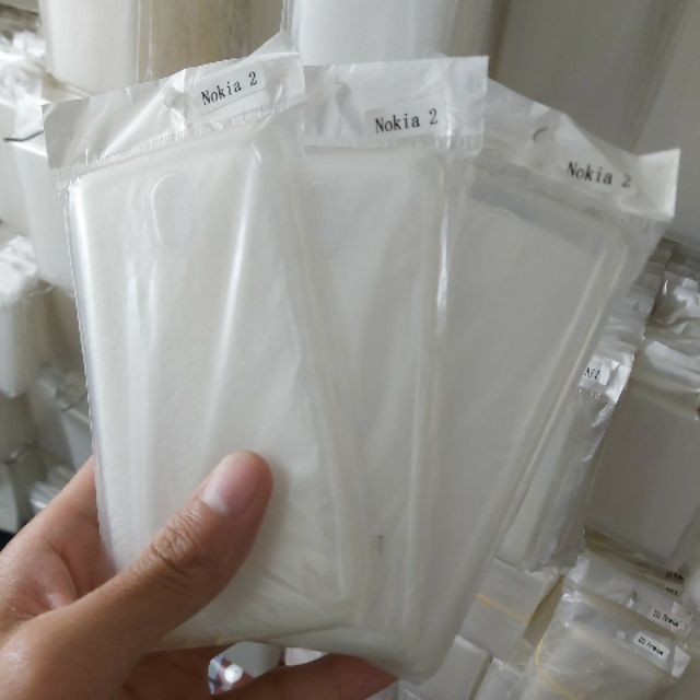 Combo 3 chiếc ốp silicon nokia 2 trong suốt (loại A)