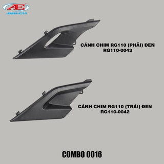 Cánh chim mũ RG110 (Cặp) Đen SPORT - SU XIPO - RG 110
