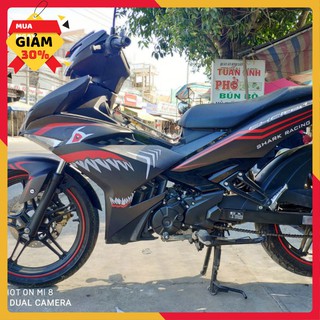 Tem Trùm Exciter 150 Đỏ Đen 💖FREESHIP💖 Giảm 200k Cho Đơn Hàng Từ 990K Bộ Tem Trùm 3 lớp Mã T07