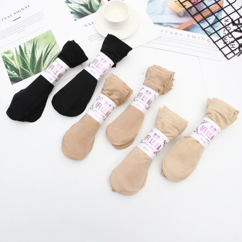 Tất nữ cổ cao MILASO vớ co giãn da chân nhiều màu đi giày thể thao tập gym, chạy bộ, yoga FAS-001324