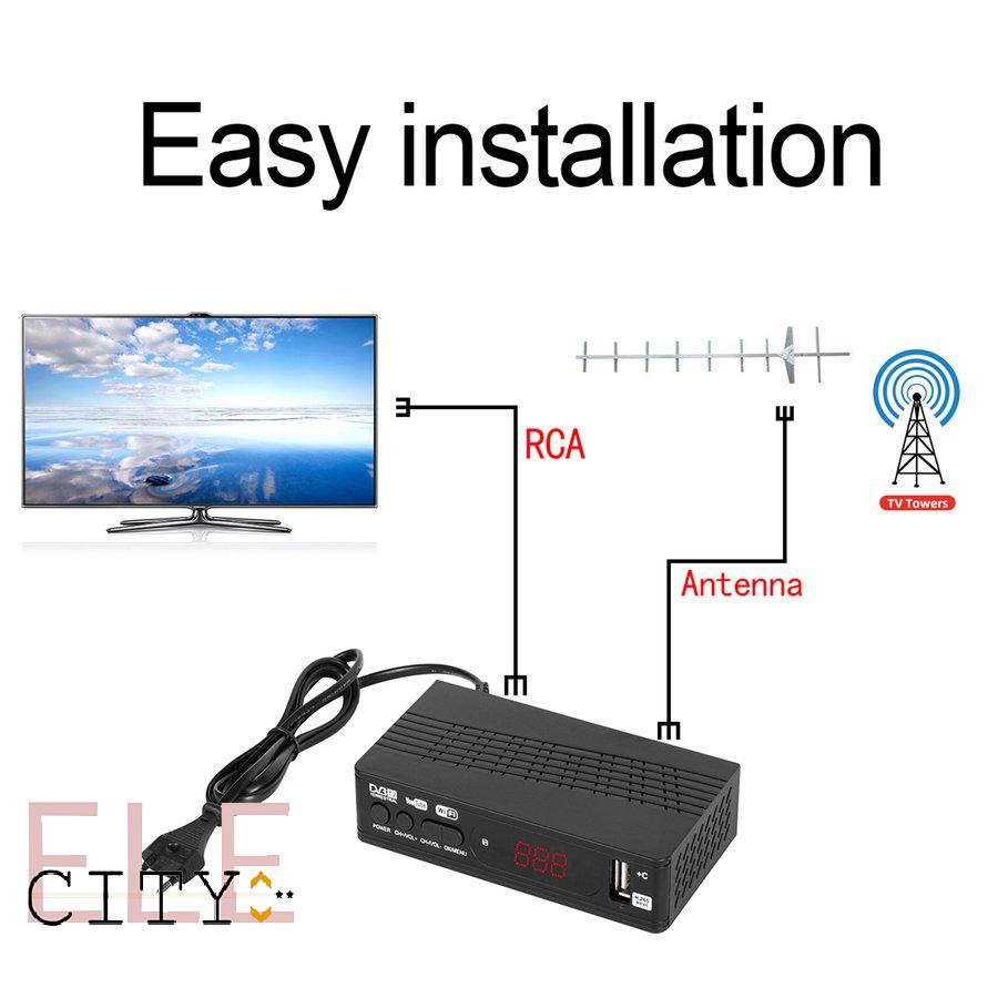 Set 2 Bộ Thu Tín Hiệu Dvb-T2 1080psatellite Dvb T2 Dvb C Usb Chuyên Dụng