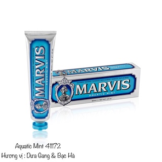 Kem đánh răng Marvis Aquatic Mint 85ml 150g