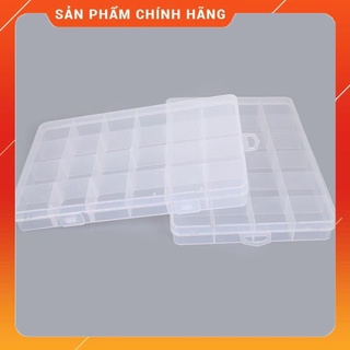 Khay nhựa 24 ô đựng đá, charm, phụ kiện