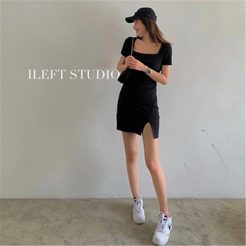 Đầm Nữ Tay Ngắn Cổ Vuông Thời Trang Quyến Rũ | BigBuy360 - bigbuy360.vn