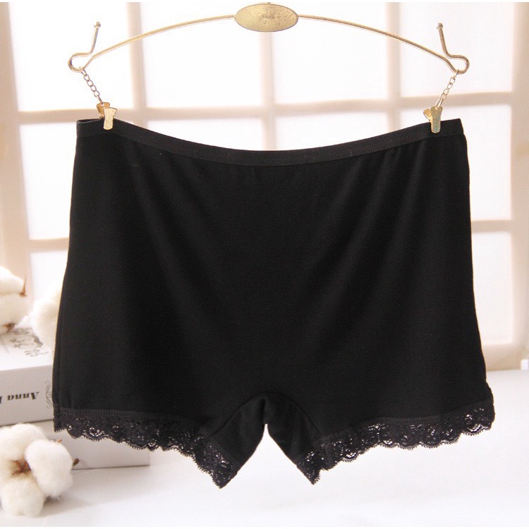 Quần Đùi Mặc Váy Cotton Siêu Mềm Chân Ren (1820)