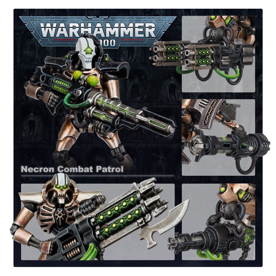 Mô hình nhân vật Warhammer 40k Combat Patrol: Necrons