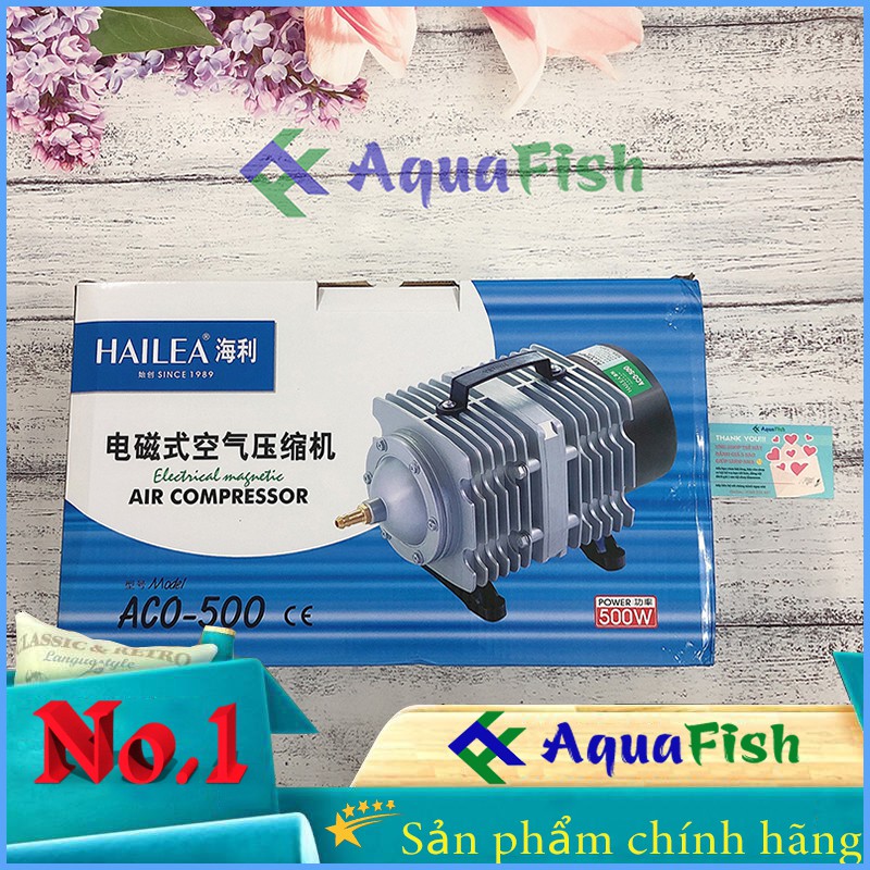 Máy Sủi Điện Hailea 500w - Máy Sủi Khí Oxy Dùng Cho Hồ Cá Koi, Hồ Cá Rồng, Bể Cá Hải Sản