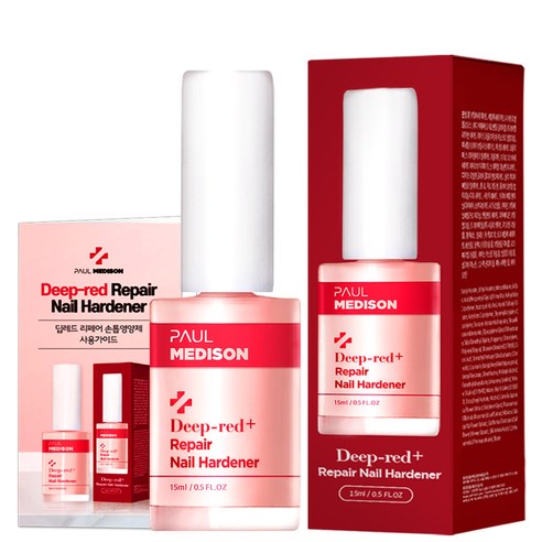 Sơn dưỡng móng Paul Medison Deep Red+ Repair Nail Nutrient 15ml