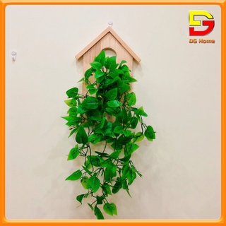 Bảng gỗ treo tường hình ngôi nhà trang trí nhà cửa, trồng cây thuỷ sinh trang trí ban công