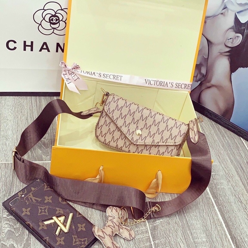 Túi đeo chéo mcm về hàng new 3 màu siêu xinh