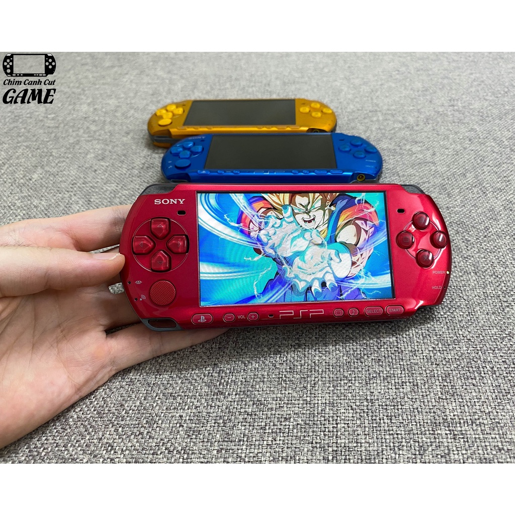 Máy PSP 3000 (Miễn phí cài Game, Phụ kiện đầy đủ)