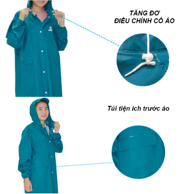 Áo mưa BISUR ZIPPER - Thương hiệu Rando, chính hãng, cao cấp - APPS-53