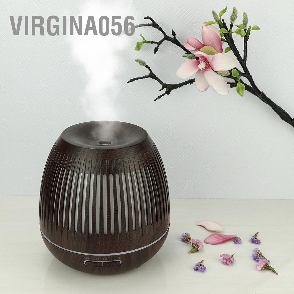 Hàng Hot Máy khuếch tán hương thơm bằng sóng siêu âm 400ml Đèn LED ban đêm Hàng giao ngayVirgina056