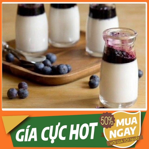 ❌❌ HŨ THỦY TINH PUDDING CAO 100ML NẮP NHỰA LÀM SỮA CHUA, YOGURT, MILK KEFIR, PUDDING, PANNA COTTA....