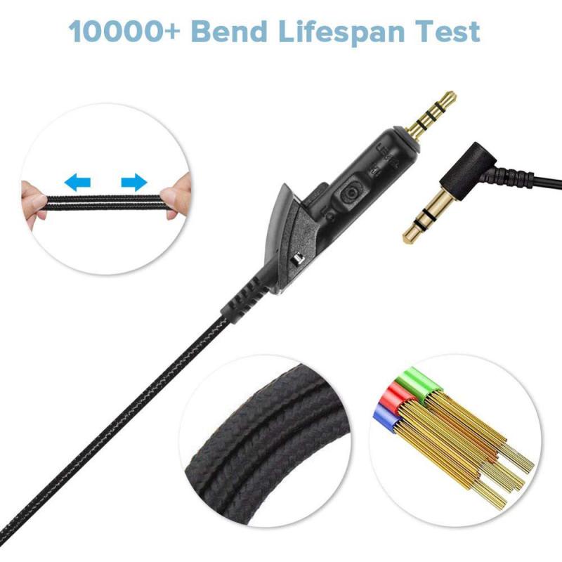 Dây cáp nối dài tai nghe 3.5mm cho tai nghe Bose QC15 QC2 QuietComfort Quiet Comfort QC 15 2