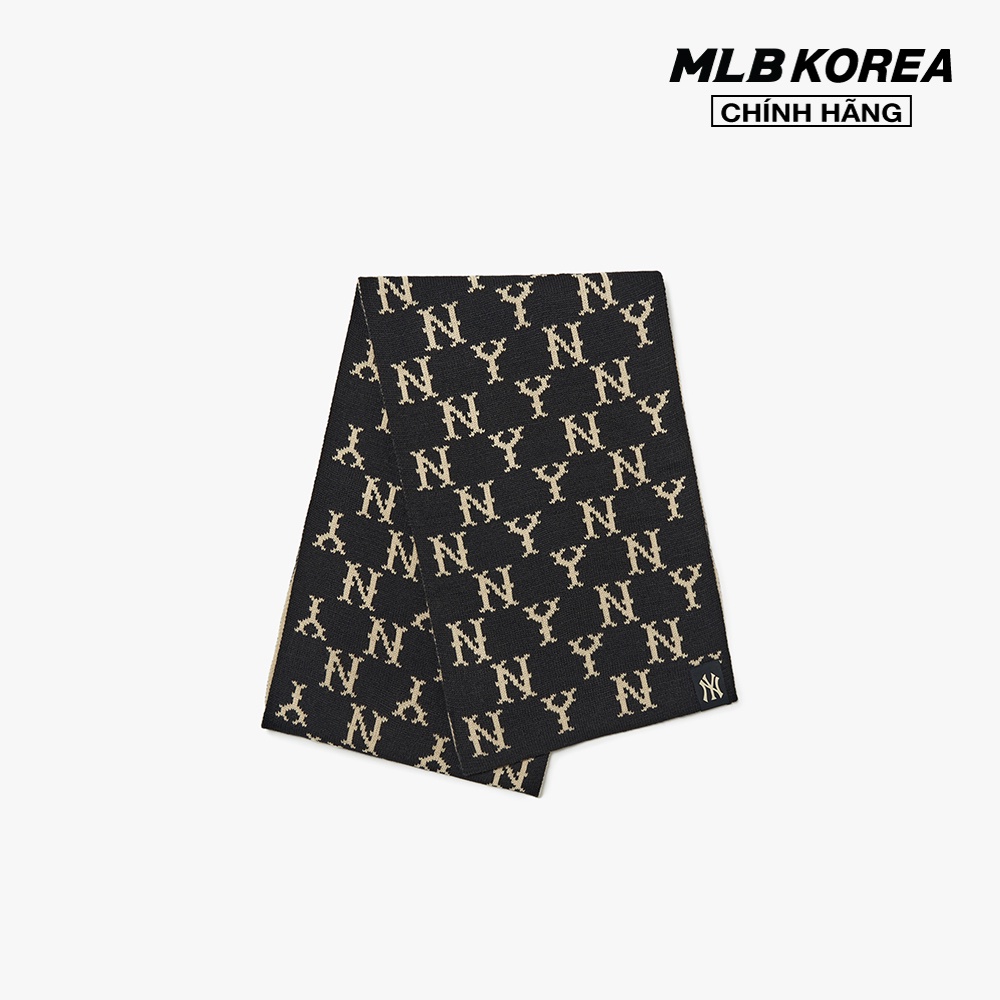 MLB - Khăn choàng nữ chữ nhật Classic Monogram 3AMFM0116-50BKS