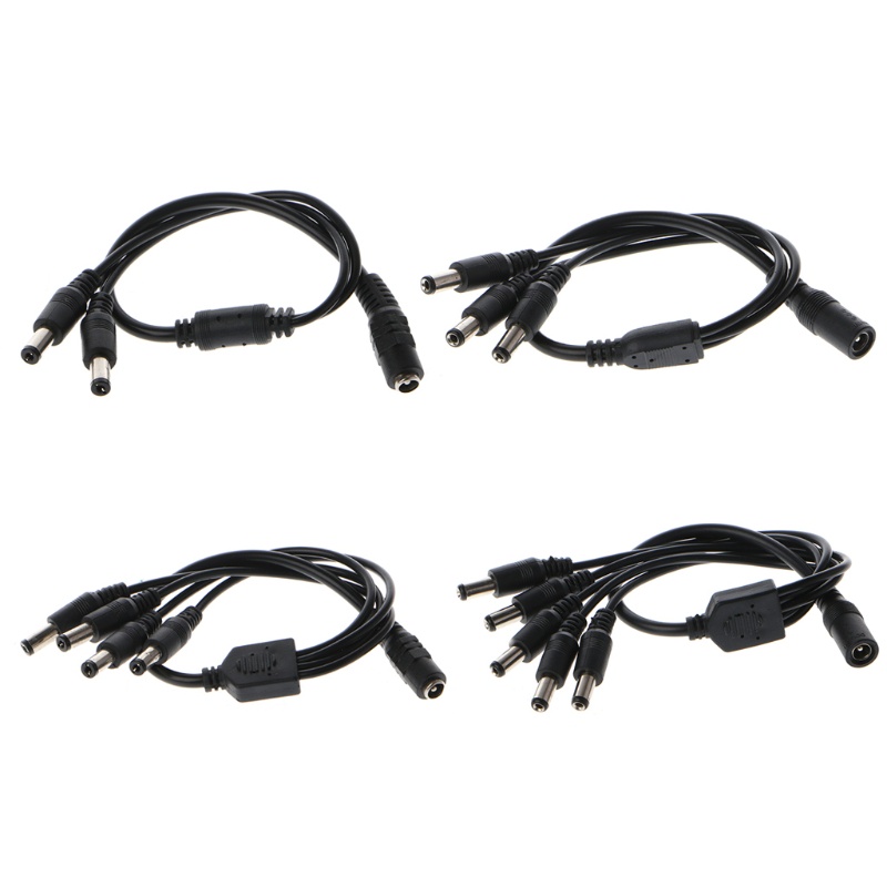 Dây cáp chia nguồn điện CC 1 2 / 3 / 4 / 5 5.5x2.1mm 12V DC