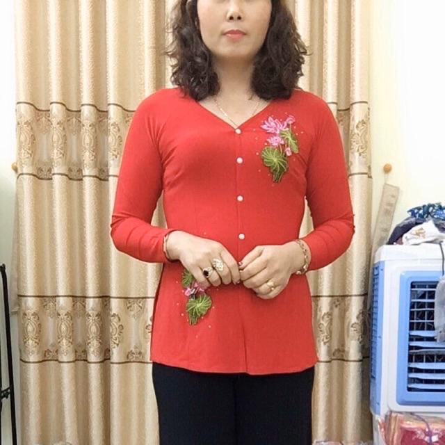 ( ẢNH THẬT) Áo bà ba hoa thêu nhiều mẫu. Big size:60-73kg. CẢ BỘ