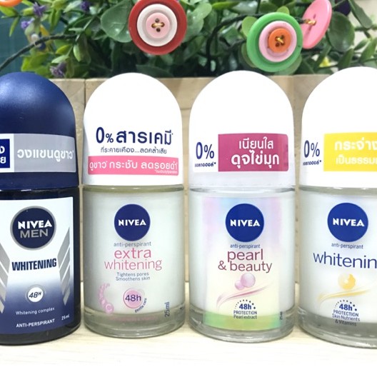 Lăn Khử Mùi Nivea 25ml Thái Lan