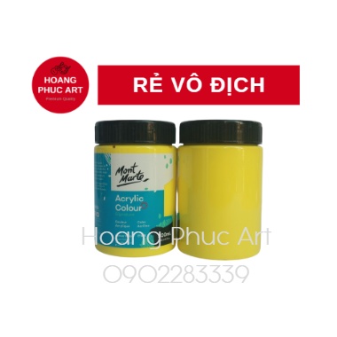 Màu acrylic Mont Marte 300ml - Màu chuyên dụng vẽ được mọi chất liệu