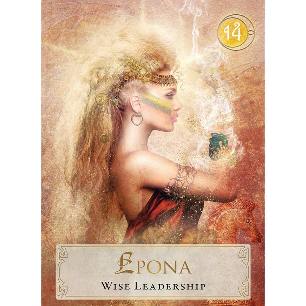 Bộ Bài Goddess Power Oracle - Deluxe Keepsake Edition  - Bài Gốc Authentic Chính Hãng 100%