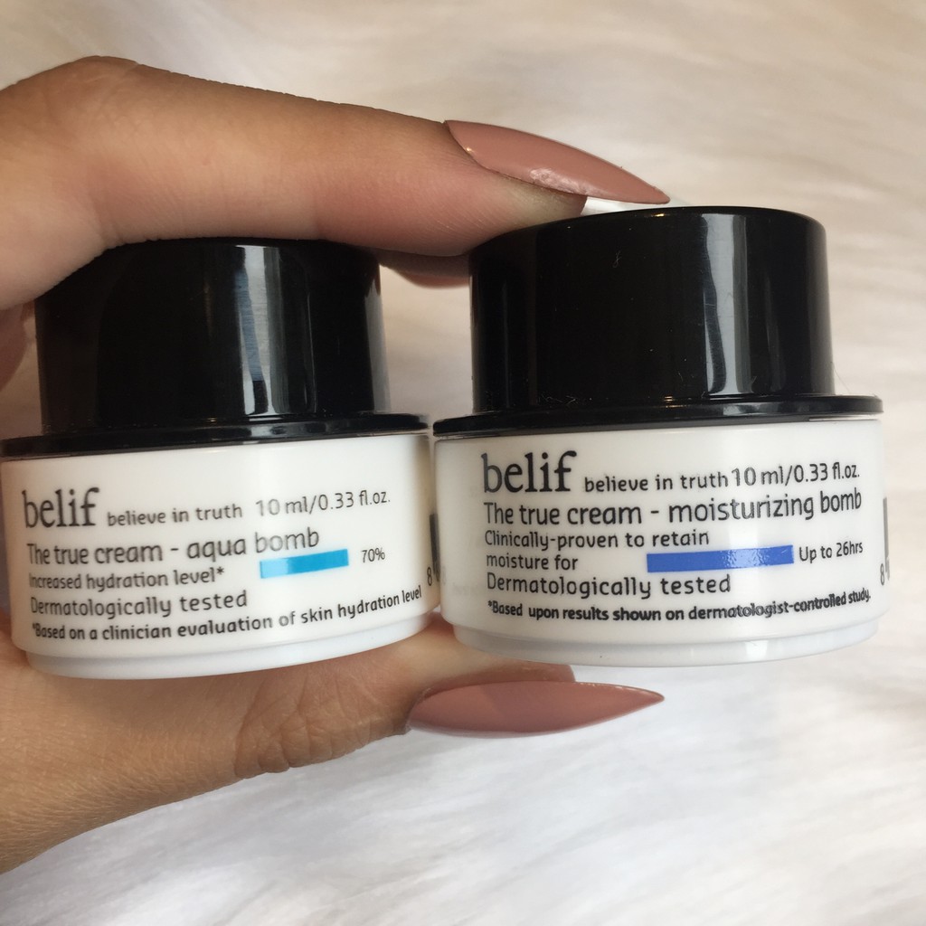 Kem dưỡng da Belif The True Cream Moisturizing - Aqua 10ml/3ml