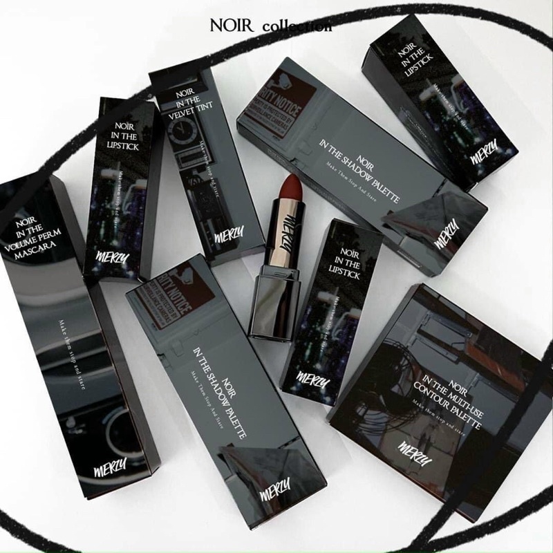 NOIRSON THỎI MERZY MATTE LIPSTICK VỎ ĐEN