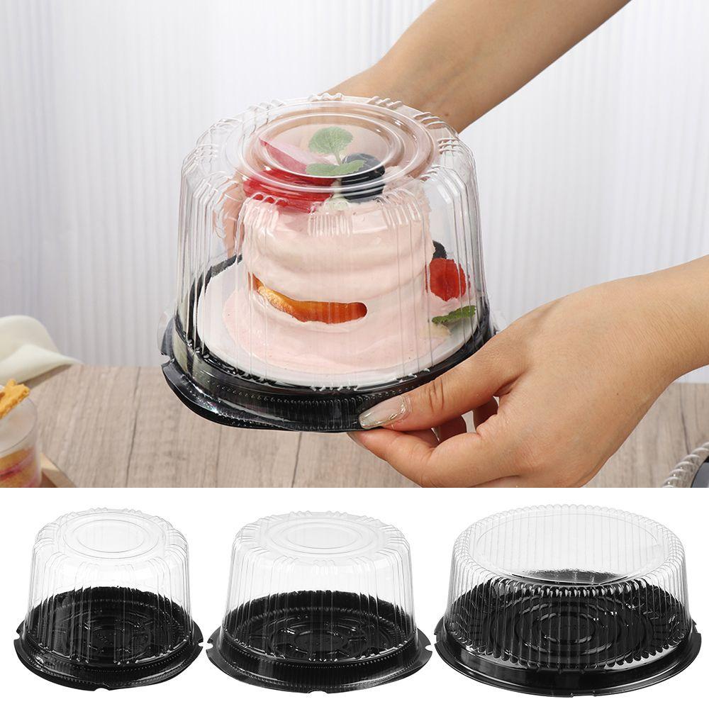 LONTIME Set 10 Hộp Đựng Bánh Trong Suốt Tiện Lợi