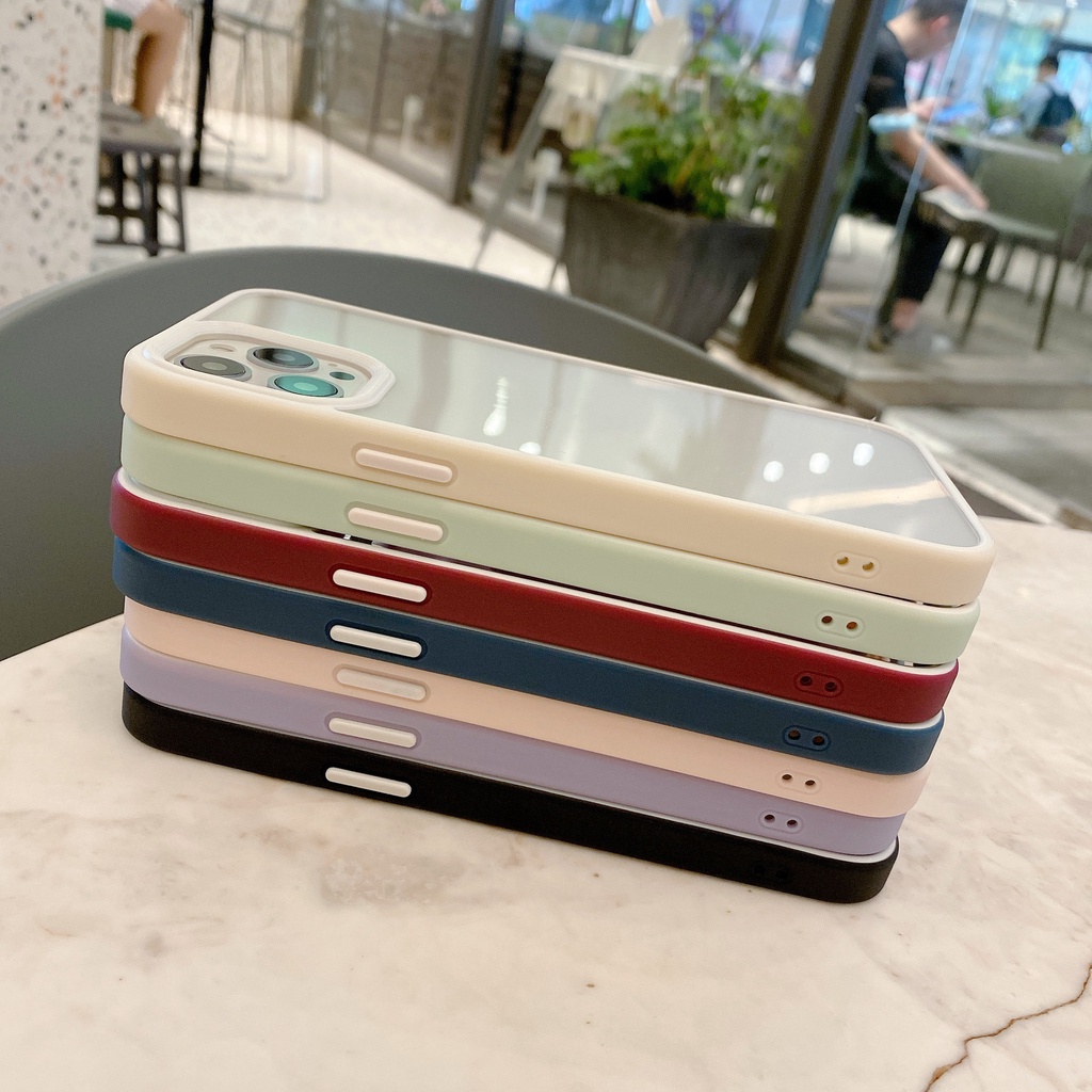 Ốp Điện Thoại Cứng/Mềm Trong Suốt Chống Sốc/ Rơi Vỡ Cho IP 7 8 plus x XS XR XS Max 11 12 13 Pro Max